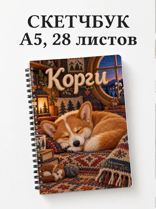 Скетчбук Корги