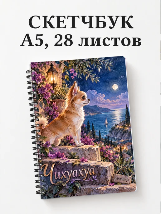 Скетчбук Чихуахуа