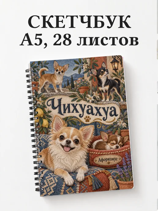 Скетчбук Чихуахуа