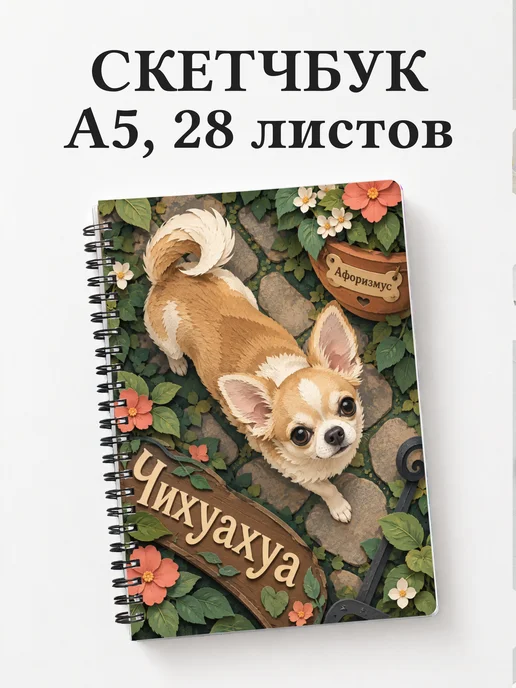 Скетчбук Чихуахуа