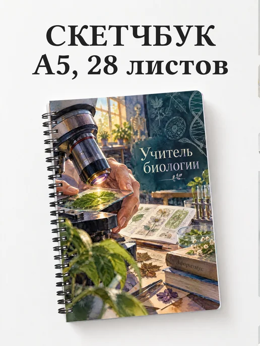 Скетчбук учителя биологии