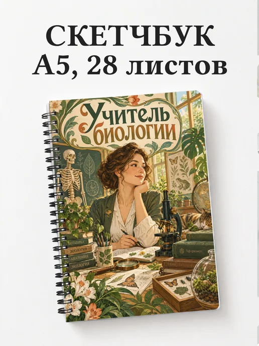 Скетчбук учителя биологии