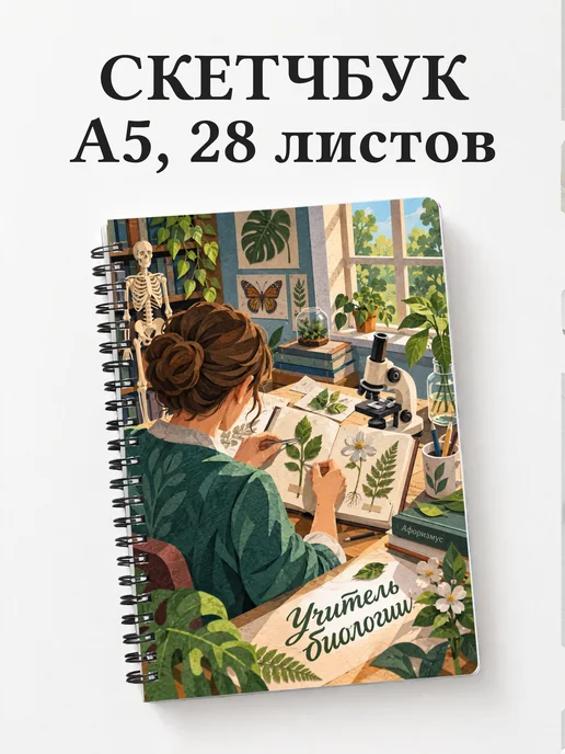 Скетчбук учителя биологии
