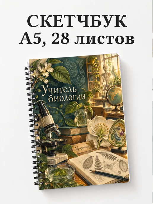 Скетчбук учителя биологии
