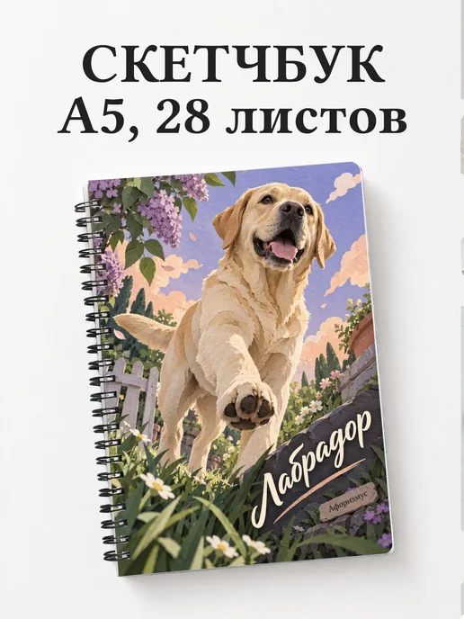 Скетчбук Лабрадор