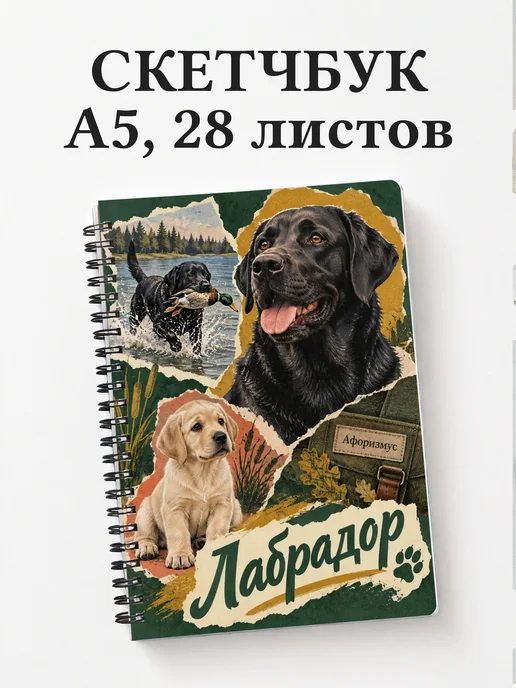 Скетчбук Лабрадор