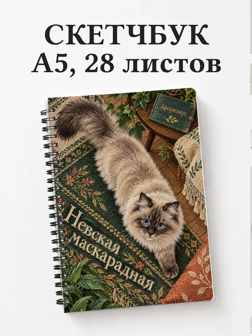 Скетчбук Невская маскарадная