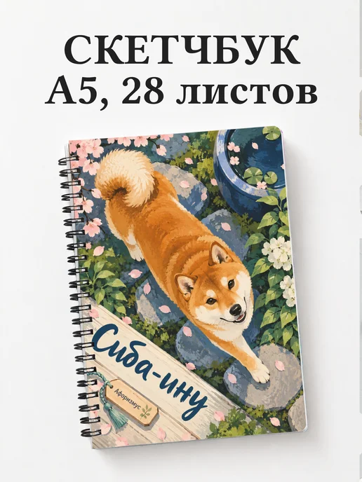 Скетчбук Сиба-ину