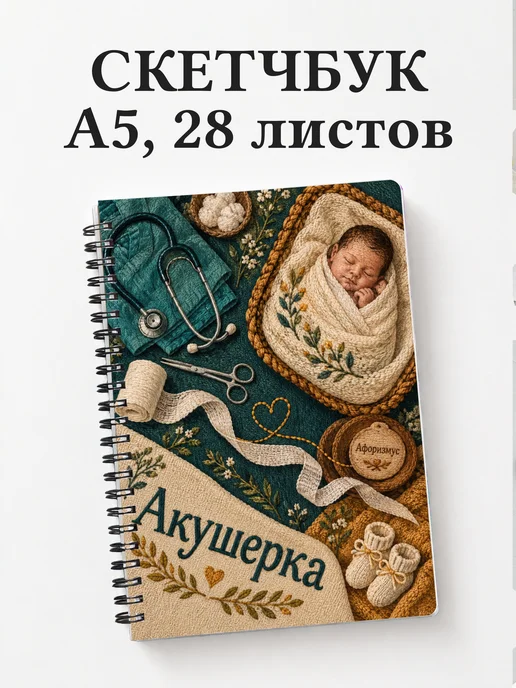 Скетчбук акушерки