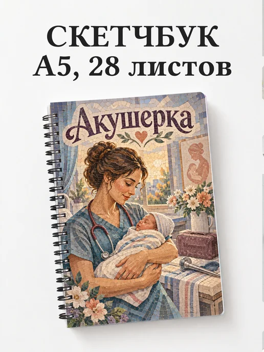 Скетчбук акушерки