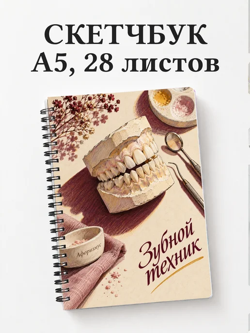 Скетчбук зубного техника
