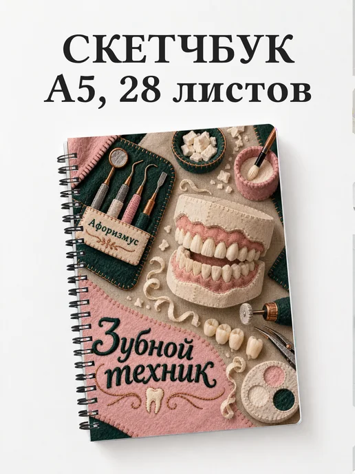 Скетчбук зубного техника