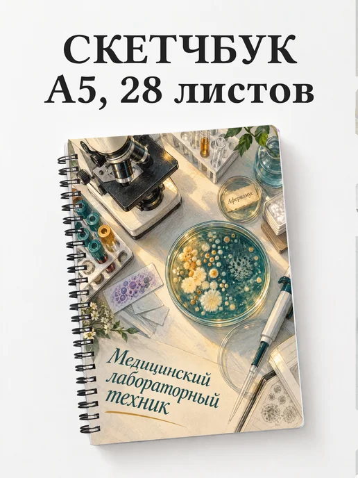 Скетчбук медицинского лабораторного техника