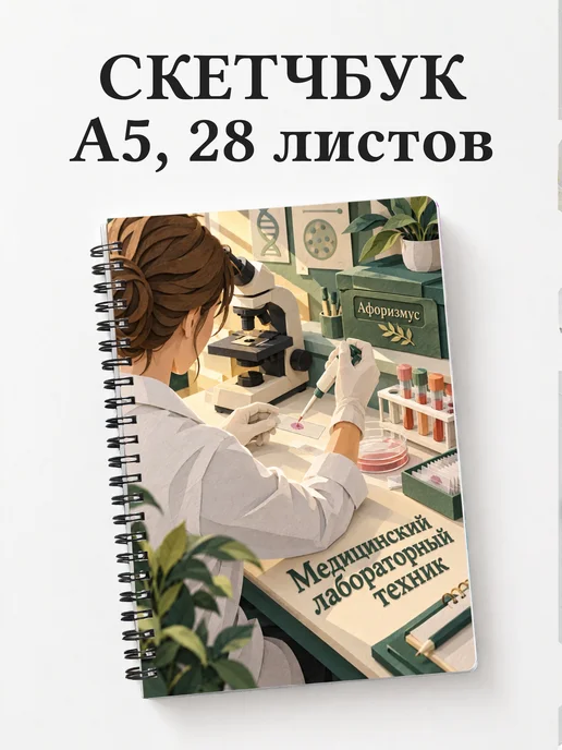 Скетчбук медицинского лабораторного техника
