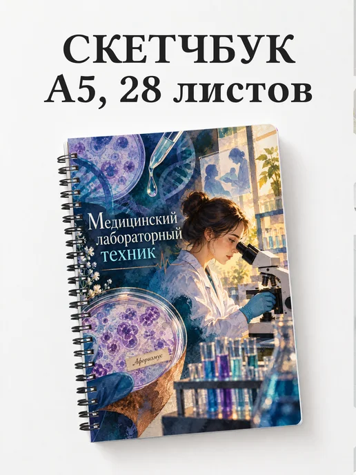 Скетчбук медицинского лабораторного техника