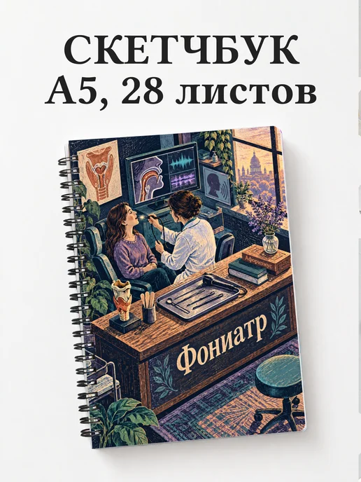 Скетчбук фониатра
