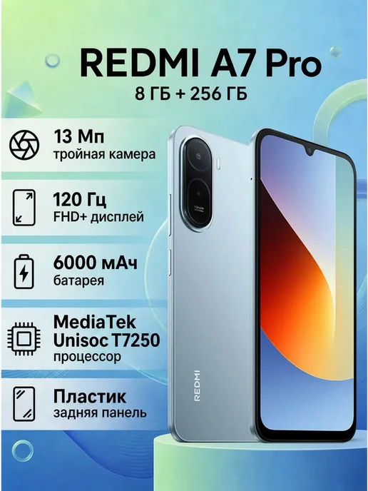 Смартфон Xiaomi Redmi A7 Pro 8/256 ГБ, синий
