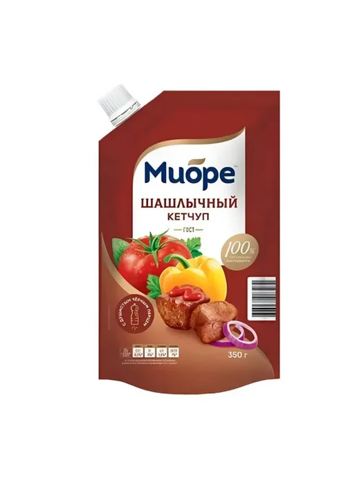 Кетчуп МИОРЕ Шашлычный 350г, 350 г, фото 2