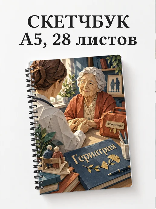 Скетчбук Гериатрия