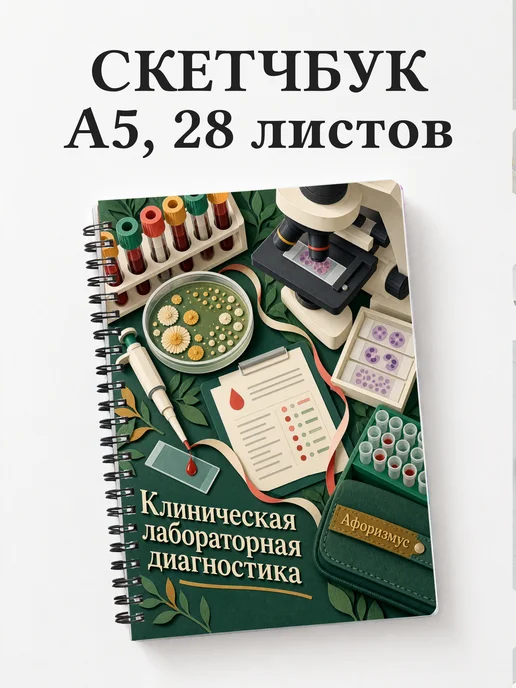 Скетчбук Клиническая лабораторная диагностика