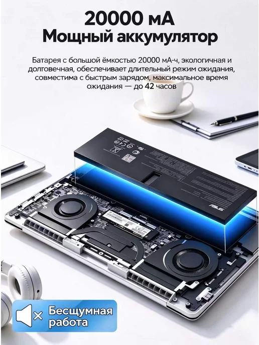 ноутбук игровой 32ГБ+2TБ 16.4" Для Работы и Учебы Windows 11, 32 ГБ, фото 5