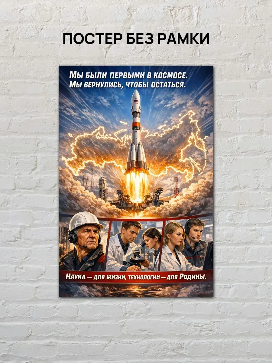 Постер А4 Наука - для жизни — миниатюра 4