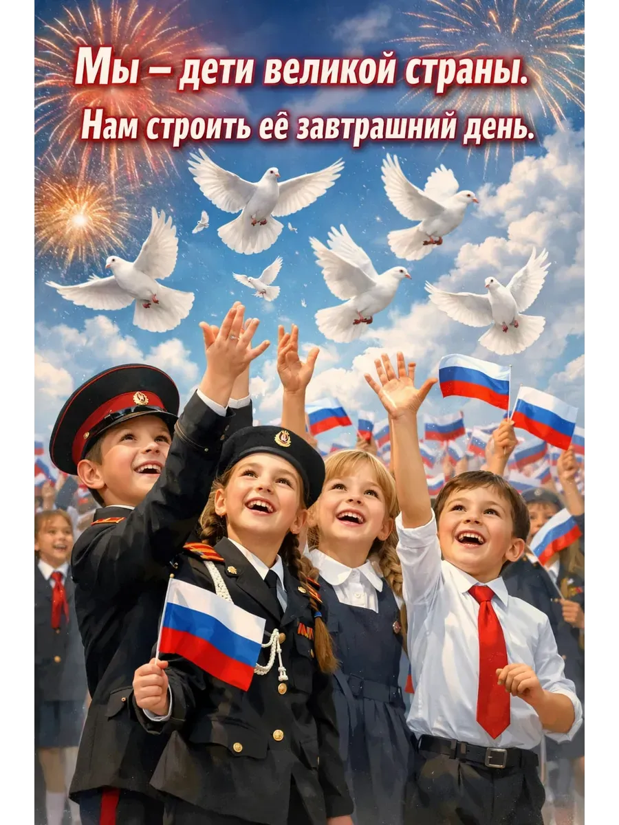 Постер А4 Мы - дети великой страны — миниатюра 5