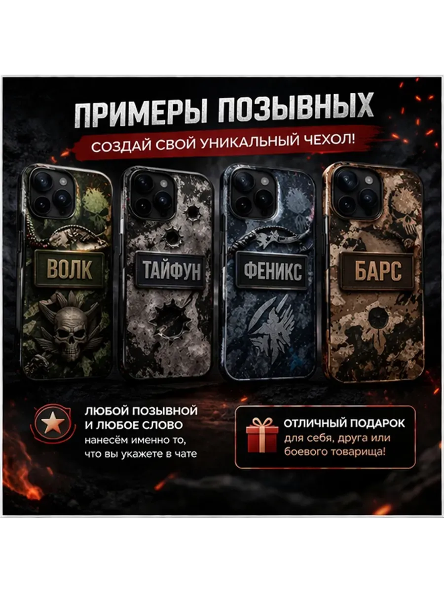 Чехол с вашим позывным для iPhone 13 — миниатюра 3