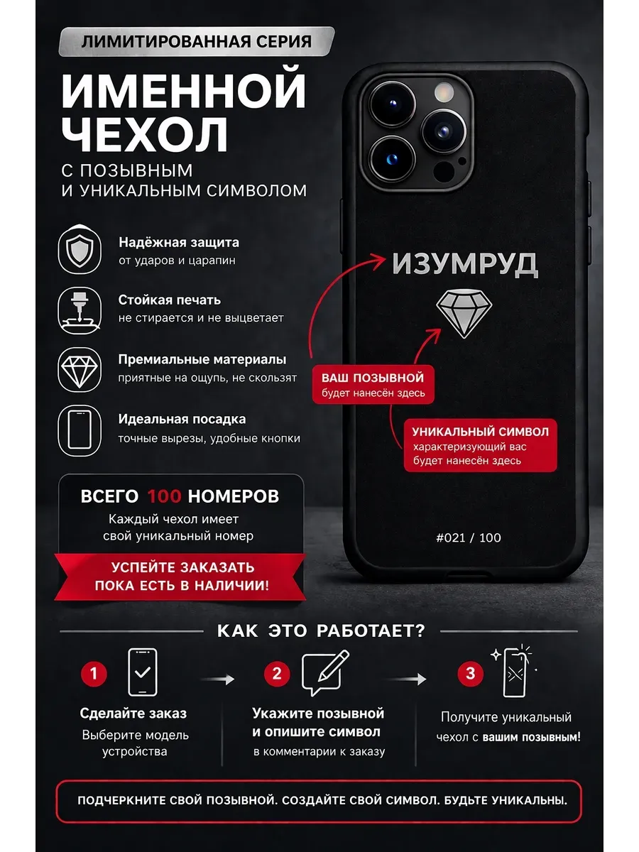 Чехол с вашим позывным для iPhone 11