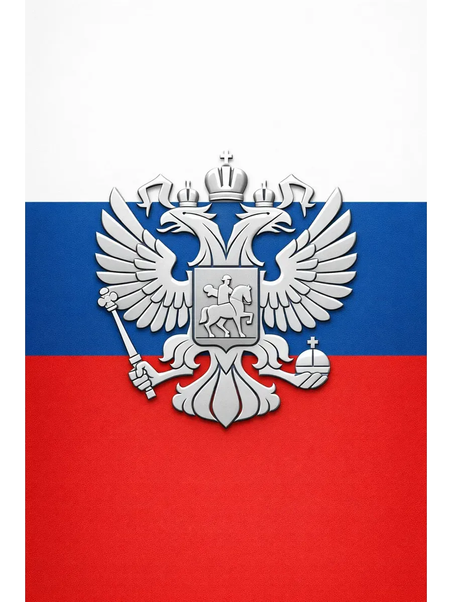 Постер А3 Флаг и герб России — миниатюра 5