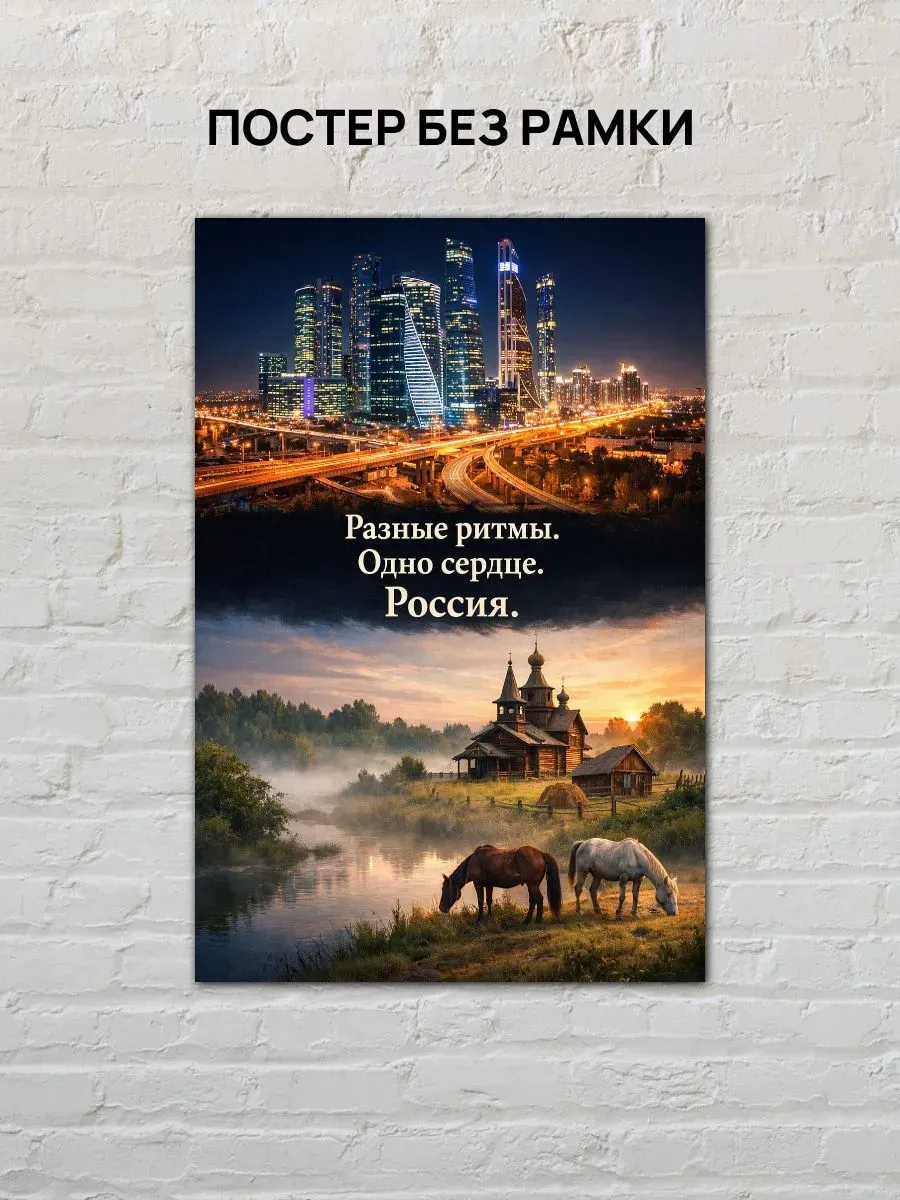 Постер А3 Разные ритмы, одно сердце. Россия. — миниатюра 4
