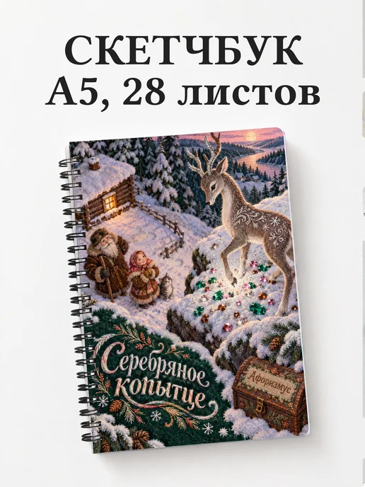 Скетчбук Серебряное копытце