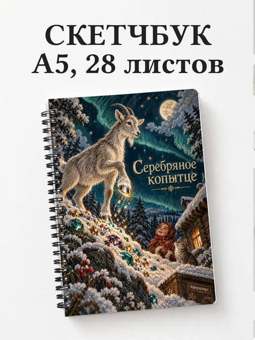 Скетчбук Серебряное копытце