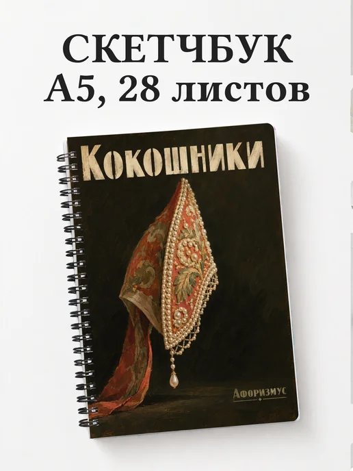 Скетчбук Кокошники