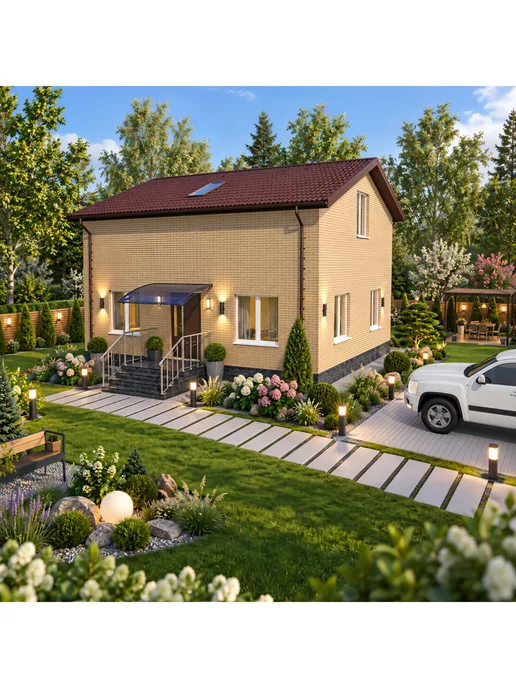 Проект дома 118 м2, вариант, фото 2
