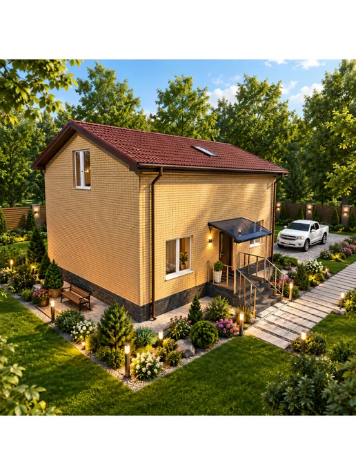 Проект дома 118 м2, вариант, фото 3