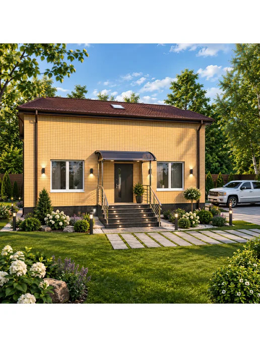 Проект дома 118 м2, вариант, фото 4
