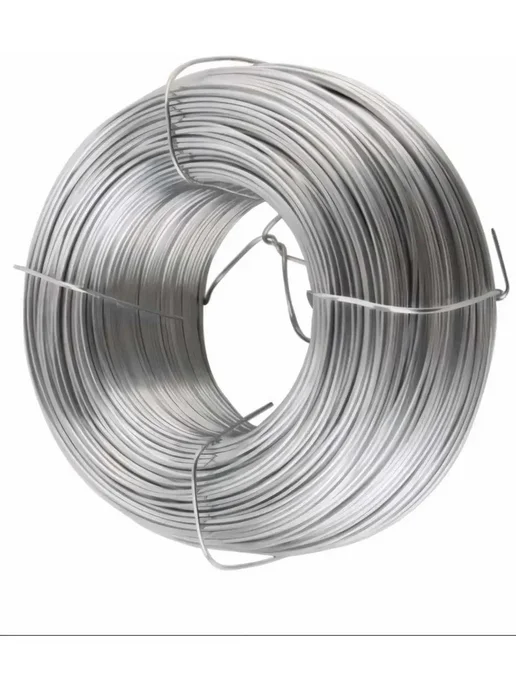 Проволока строительная 1,2 мм оцинкованная стальная 3 x 50 м, 3x50 м, 50 м, фото 4