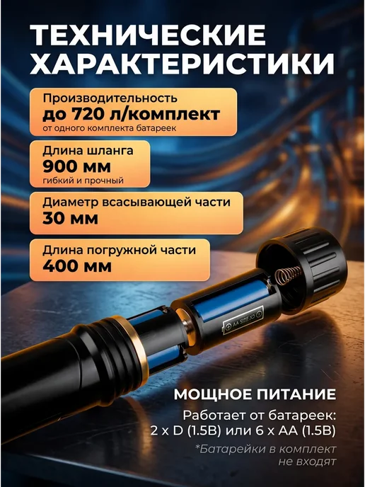 Автомобильный электронасос для перекачки топлива, вариант, фото 2
