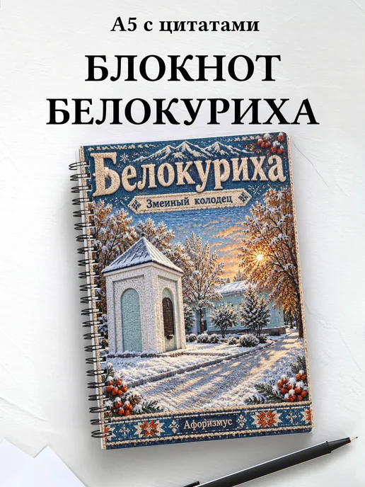 Блокнот Белокуриха с мотивирующими цитатами