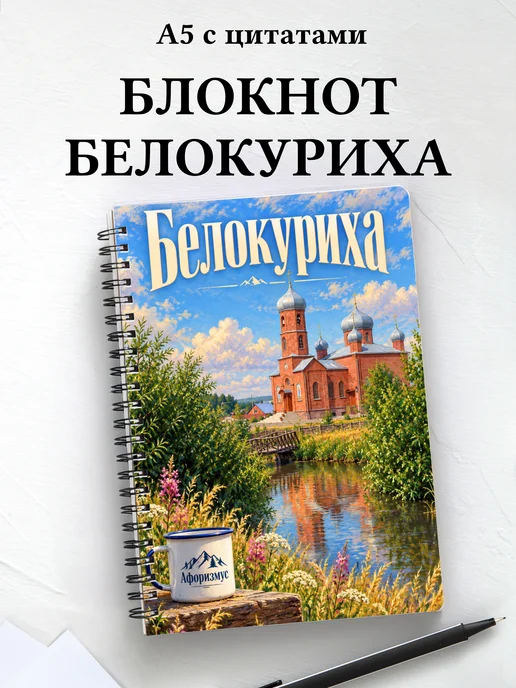 Блокнот Белокуриха с мотивирующими цитатами