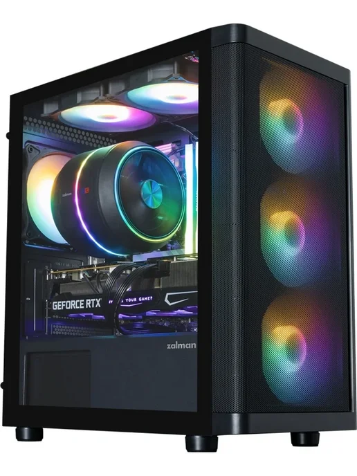 Zalman Компьютерный корпус M4, белый, черный, фото 2
