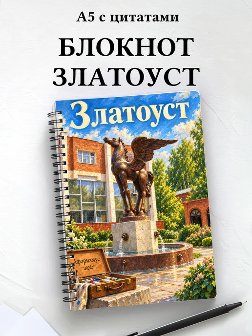 Блокнот Златоуст с мотивирующими цитатами