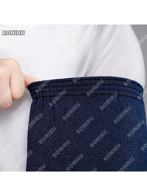 Нарукавники синие поликоттон 40 см х 18 см, синий, фото 4