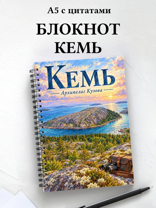 Блокнот Кемь с мотивирующими цитатами