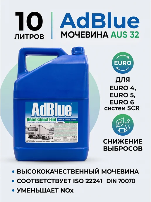 AdBlue Мочевина для дизеля (10 литров), вариант