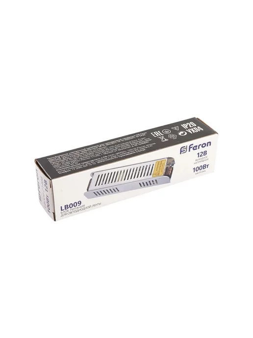 Драйвер светодиодный LED 100w 12v FERON, 100 Вт, фото 6